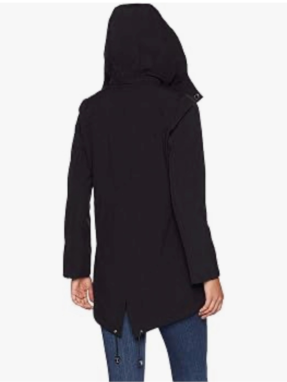 NWOT Women’s Kenneth Cole New York Black Hooded Jacket - M - Picture 6 of 11